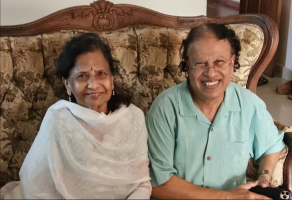 Dr. Mohan Ananda and his wife Dr-Rajeswari